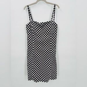 Abercrombie & Fitch checkered mini dress with shorts